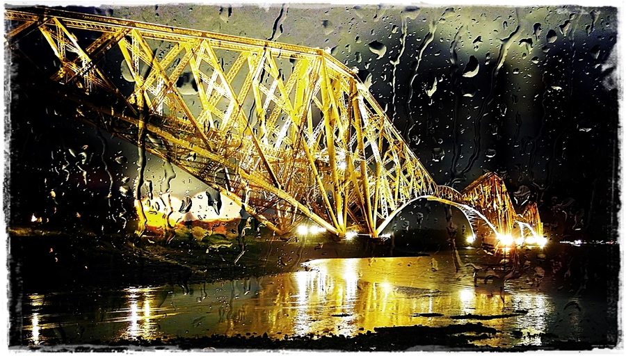 Forth Rail Bridge at Night in the Rain (Small).jpg